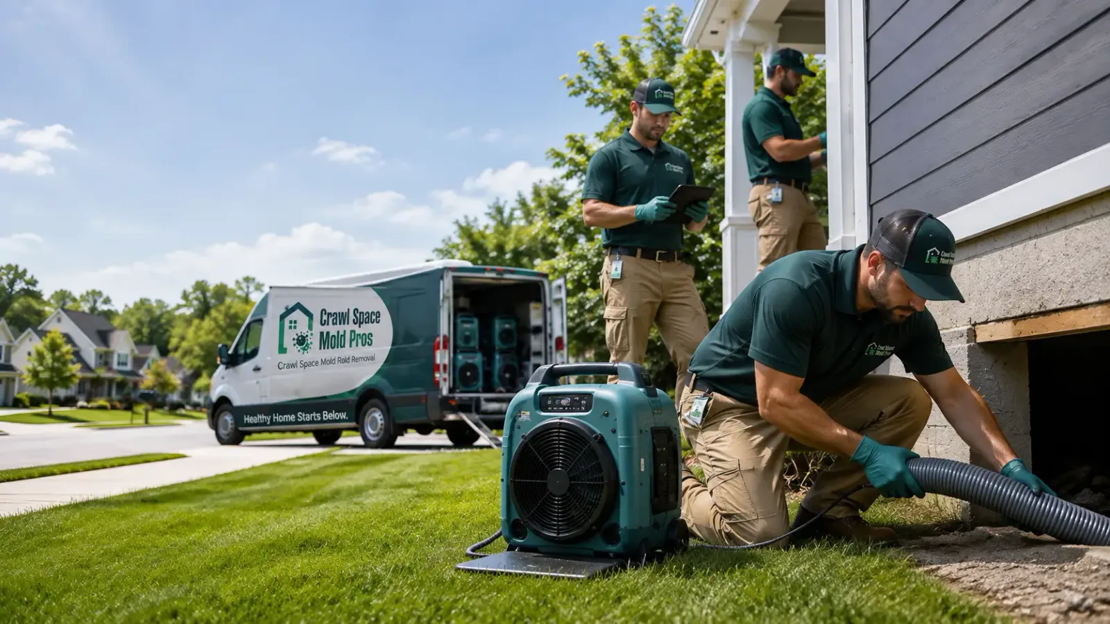 Crawl Space Mold Removal in Carpentersville, IL